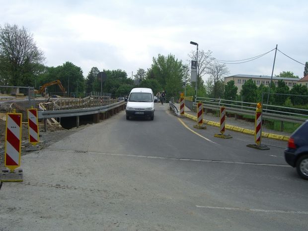B 101 / 169 Dresdener Behelfsstraßenbrücke / Schwarze Elster