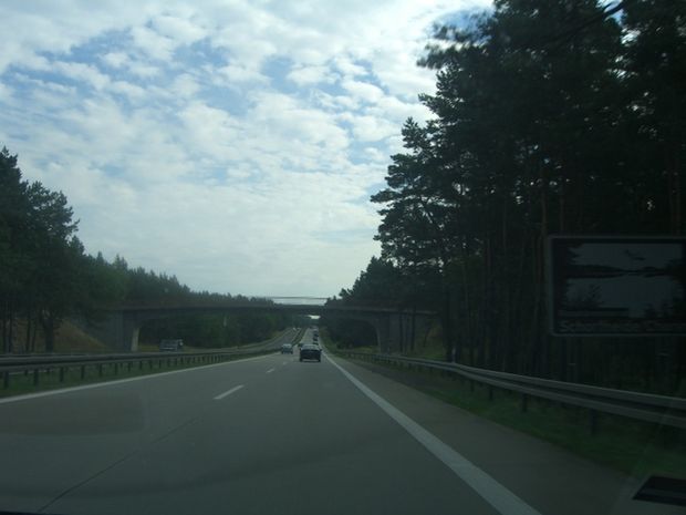 Waldwegstraßenbrücke / A 11 Autobahn Berlin - Stettin