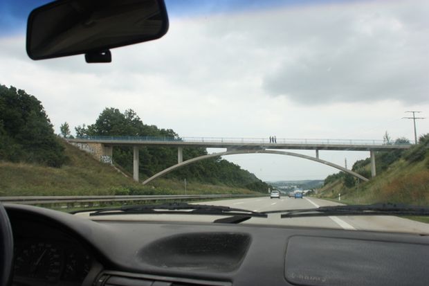 Landwirtschaftsbrücke / A 4 Autobahn