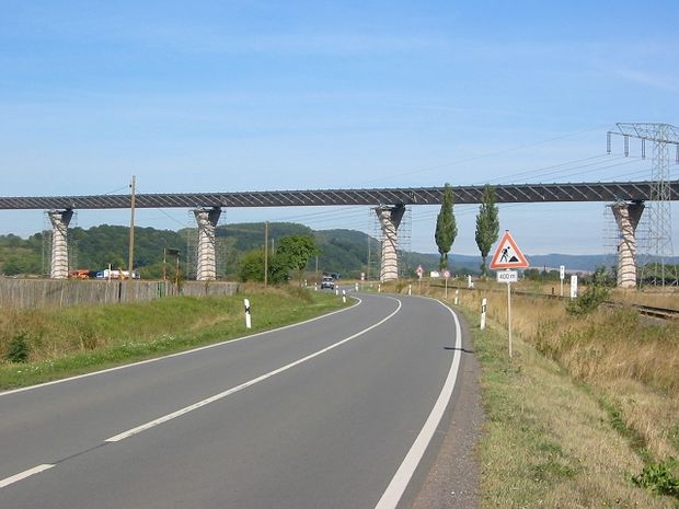 A 38 Autobahnbrücke Thyratal / L236 und EU Strecke Stollberg