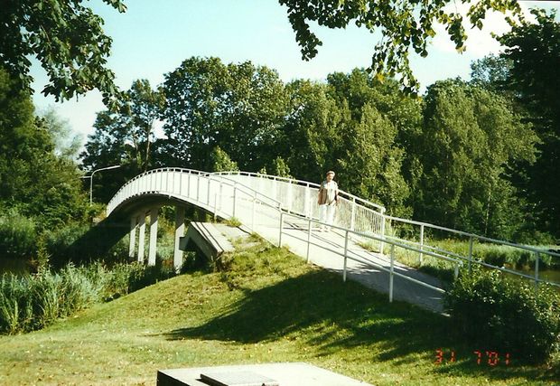 Fußwegbrücke Nübbel / Eider