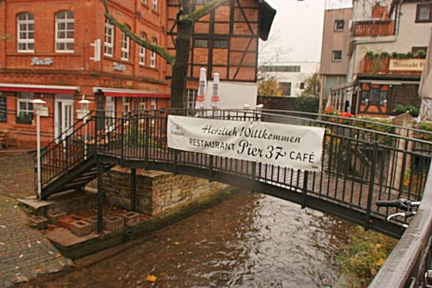 Fußwegbrücke Fischersand / Gera