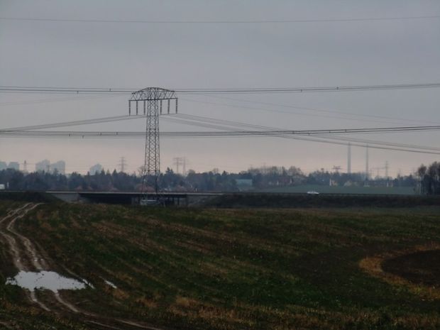 Autobahnbrücke A 10 Berliner Ring / A 11 Autobahn Berlin - Stettin ( Bernauer Schleife)