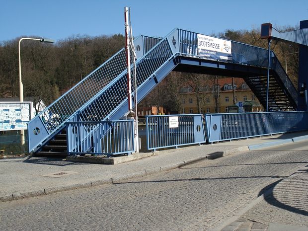 Fußgängerbrücke Woltersdorfer Schleuse
