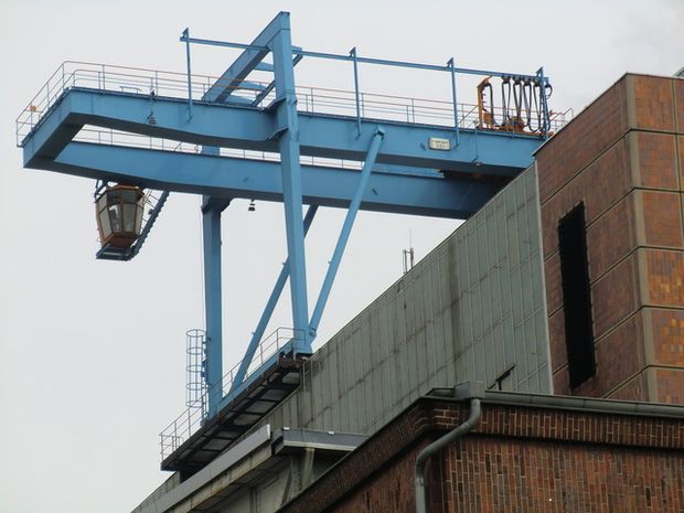 Einhüftige Bockkranüberbrückung Vattenfallkraftwerk Klingenberg