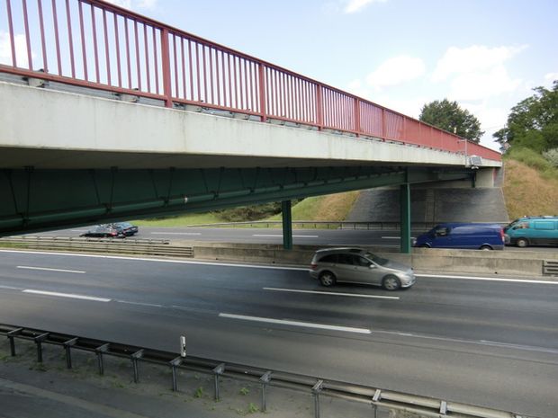 Nauener Chaussee -Staffelder Straßenbrücke / A 24 Berlin - Hamburg