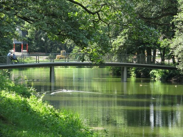 Inselbrücke Südkanal Jungfernheideteich