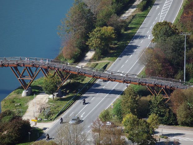 Holzhängebrücke Essing