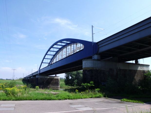 Elbbrücke Riesa  EÜ Strecke Riese Elsterwerda