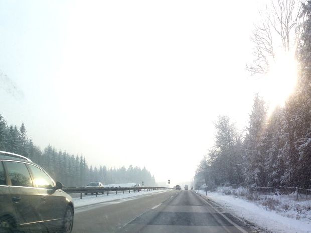 Straßenbrücke Lupinenweg / A 9 Autobahn Berlin - München