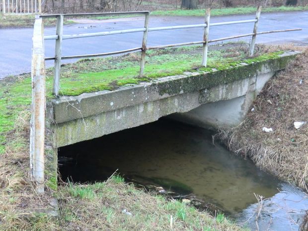 Most ul.nad Bialczyk / Grabenzufluß zum Kanal Maszowek