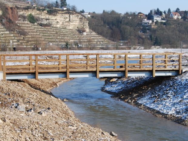 Fußwegwegbrücke Renaturierungsgebiet Hohenbeck
