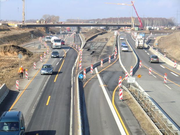 A11 Brücke Berlin - Stettin / A - 10 Berliner Ring am AD Schwanebeck