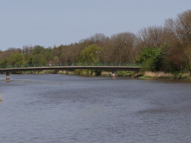 Fußwegbrücke Bötticherstraße / Brake