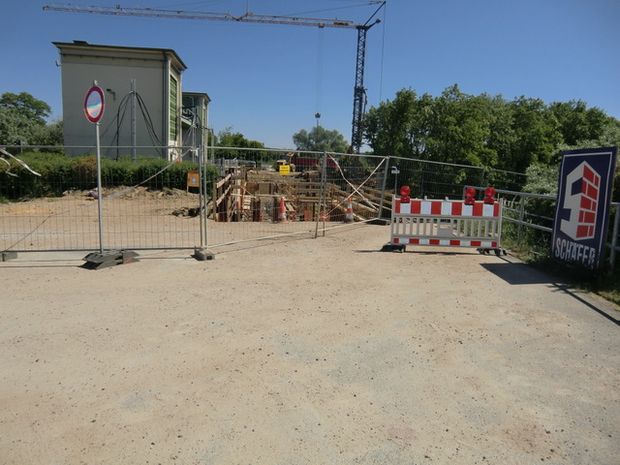 Straßenbrücke Eichrähne / Alte Oder ( Unterwasser )