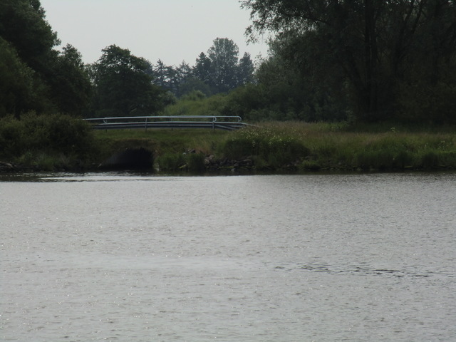 Wartung- und Radwegbrücke / Fleth