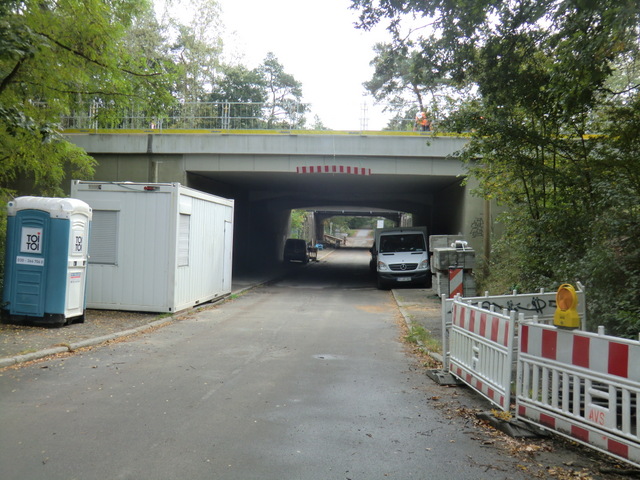 A 115 ( Avus )Autobahnbrücke / Havelseechaussee - Schlachtensee