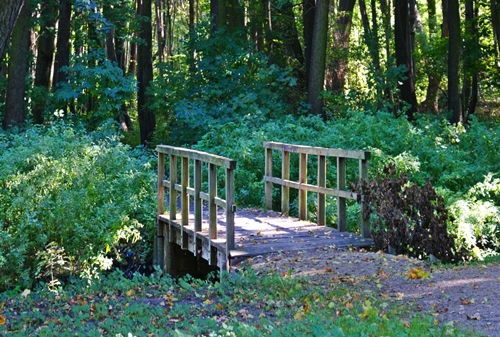 Fußwegbrücke / Neuenhagener Mühlenfließ