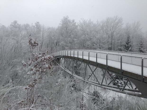 Fußwegbrücke Otto Ebert Straße / EU Strecke Blankenburg - Hüttenrode