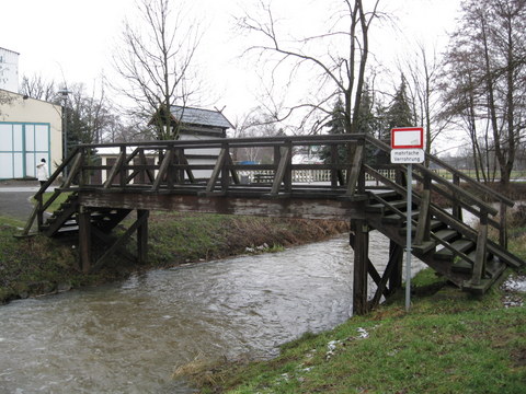 Spreewaldfußwegbrücke / Kleine Spree