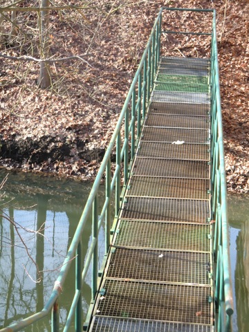 Fußgängerbrücke an der Hoppendorfer Straße