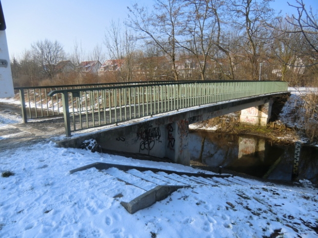 Fußgängerbrücke Honsfelder Strasse / Wuhle