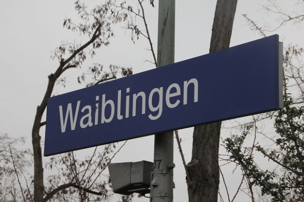 Fußwegbrücke / EU Strecke Stuttgart - Schwäbisch Gmünd