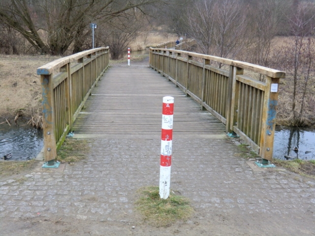 Fußgängerbrücke zum Kienberg / Wuhle