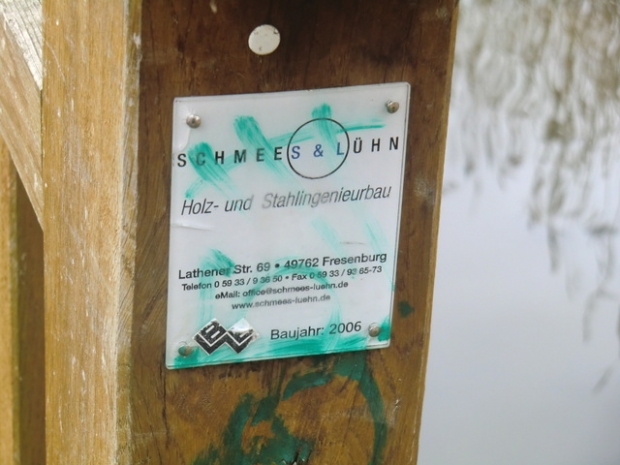 Fußgängerbrücke zum Kienberg / Rohrpfuhl