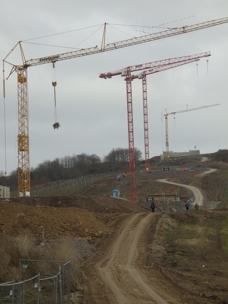 Baustelle rechte Moselseite