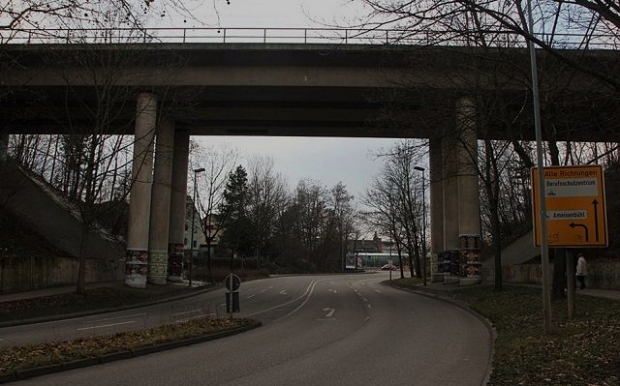 EÜ Strecke Stuttgart - Backnang / L 1142 Dammstraße
