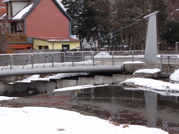 Fußwegbrücke Hochschule Harz / Holtemme