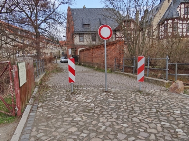 Grundstückszugangsbrücke zum Kloster Wiperti / Holländergraben