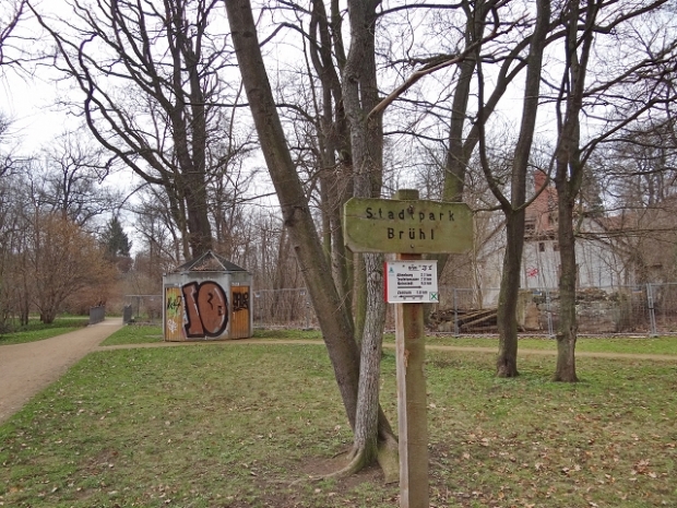 1. Parkwegbrücke im Brühlpark / Holländergraben