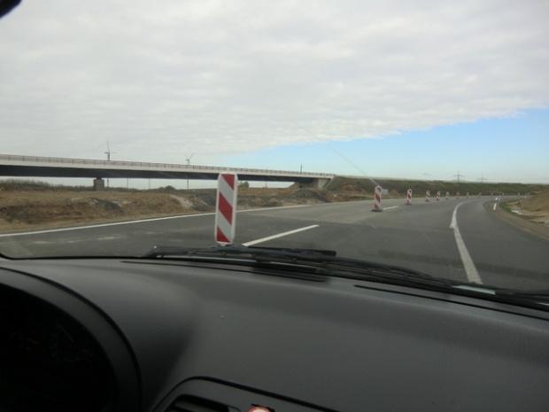 A 11 Autobahnbrücke von A 11 Nord nach Ost / von A 10 West nach A11 Nord