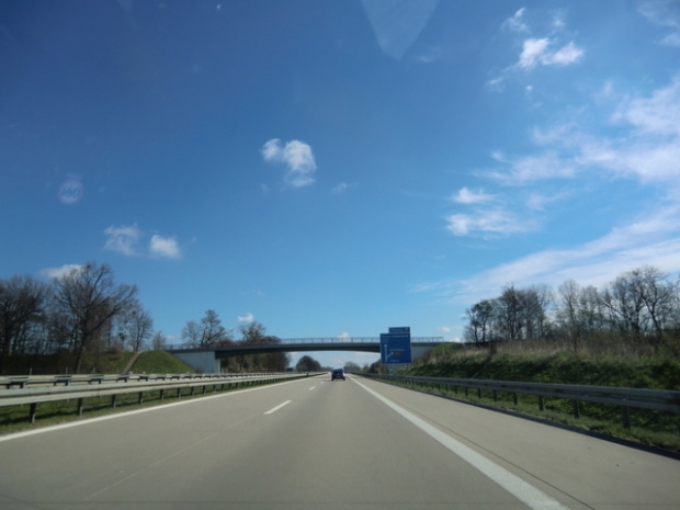Feldwegbrücke NW Gramzow / A 11 Autobahn Berlin - Stettin