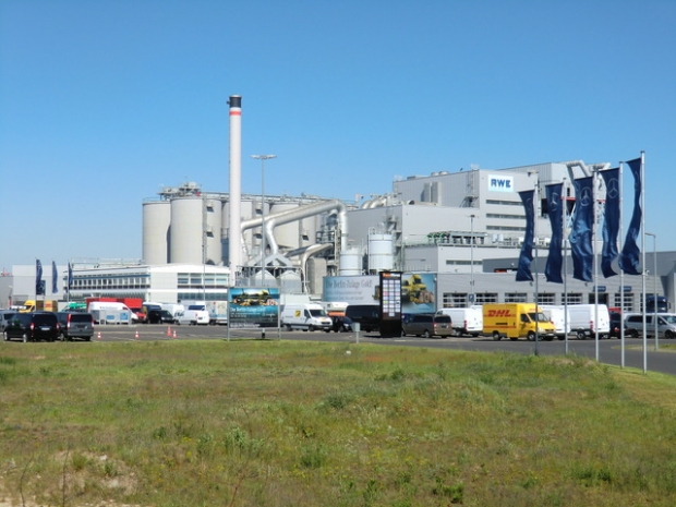 Rohrpaarbrücke RWE Innogy GmbH im Holzkraftwerk