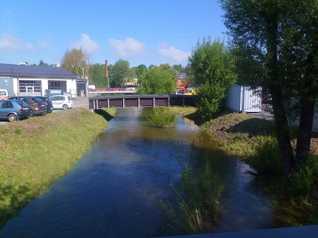 Rad- und Fußwegbrücke am Westbahnhof / Wisenta