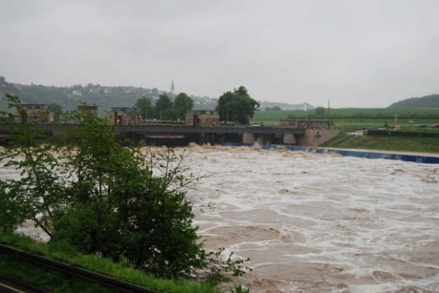 Poppenweiler Schleusenbrücke Hoheneck / Neckar