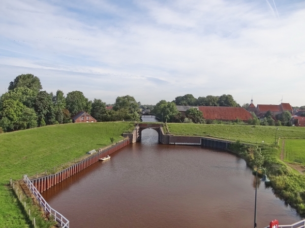 Hauszufahrtbrücke Kleines Sieltor / Querstich am Ems Seitenkanal