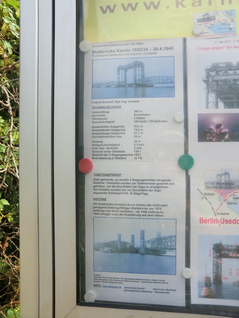 Eisenbahnhubbrücke Karnin