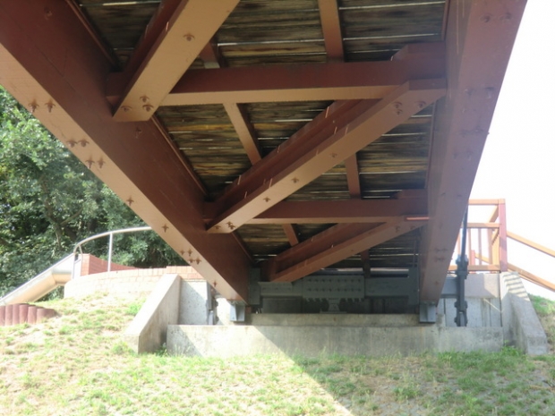 Fußgängerbrücke über die Peene