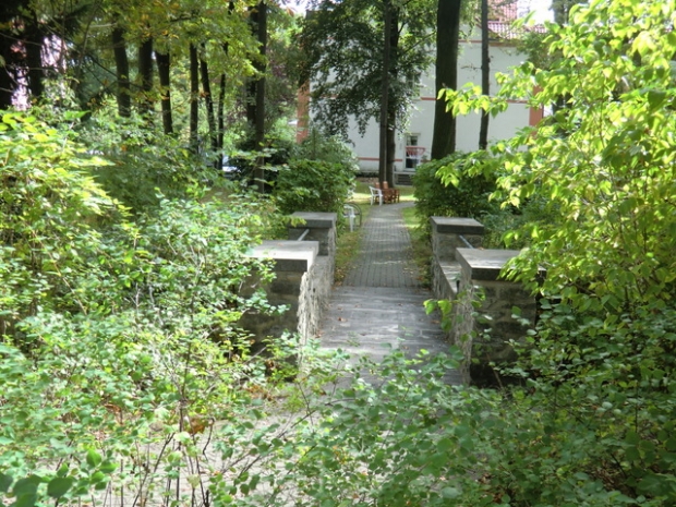 Private Fußwegbrücke / Jägergraben