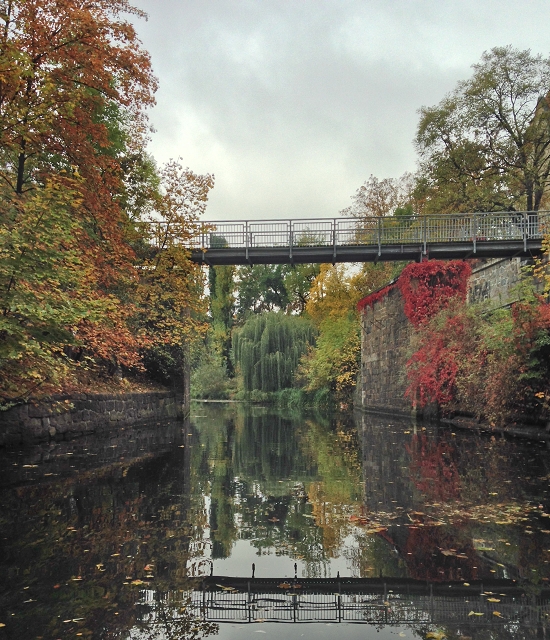 Fußwegbrücke Aurelinstraße / Karl Heine Kanal