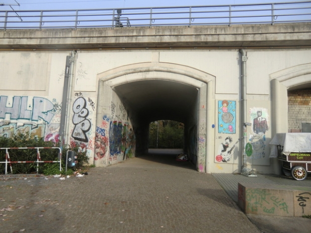 EÜ Berliner Stadtbahn Ost - Westverkehr / Park- und Uferweg beim Monbijoupark