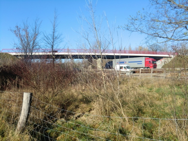 L 1135 Hobrechtsfelder Straßenbrücke / A 10 Autobahn Berliner Ring