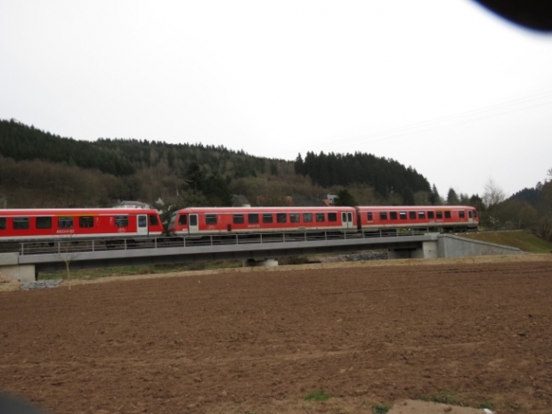 Zug Richtung Trier
