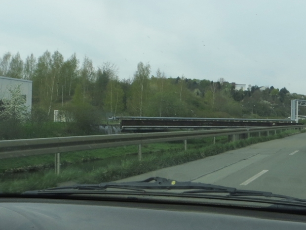 Elsterradwegbrücke ( Panzerbrücke ) / Weiße Elster