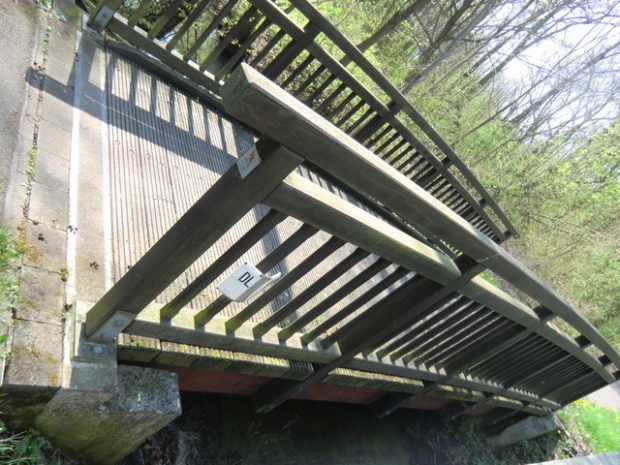 Radwegbrücke an der K 7222 Gottowerchaussee / Eiserbach