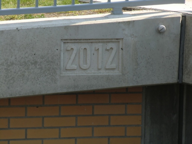 Fußwegbrücke an der B101 Bundesstraße Haag / Nuthe